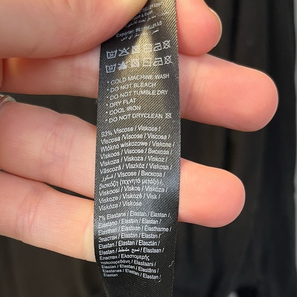 Pieces S/M Viscose Blend Play Dress - Picture 5 of 6